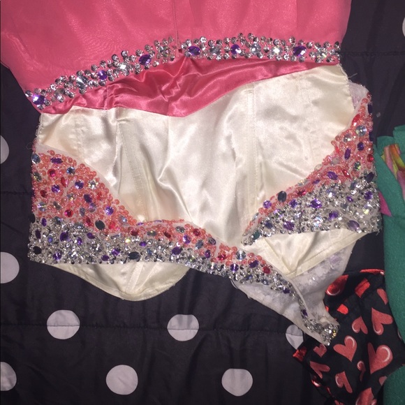 Coral Homecoming Dress - Picture 4 of 5